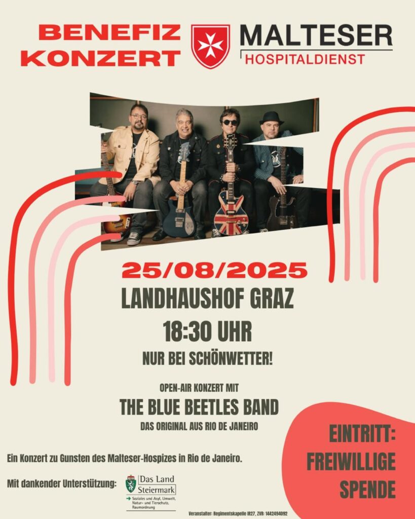 Show beneficente na Áustria.